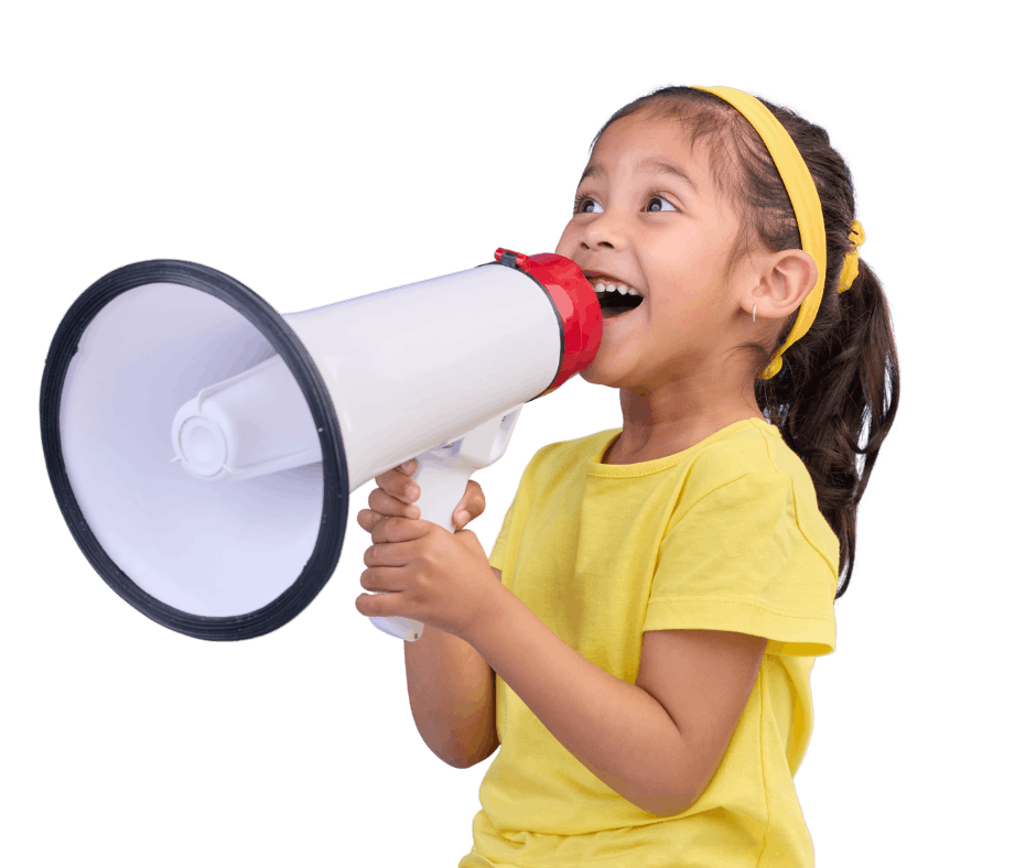 Public Speaking student